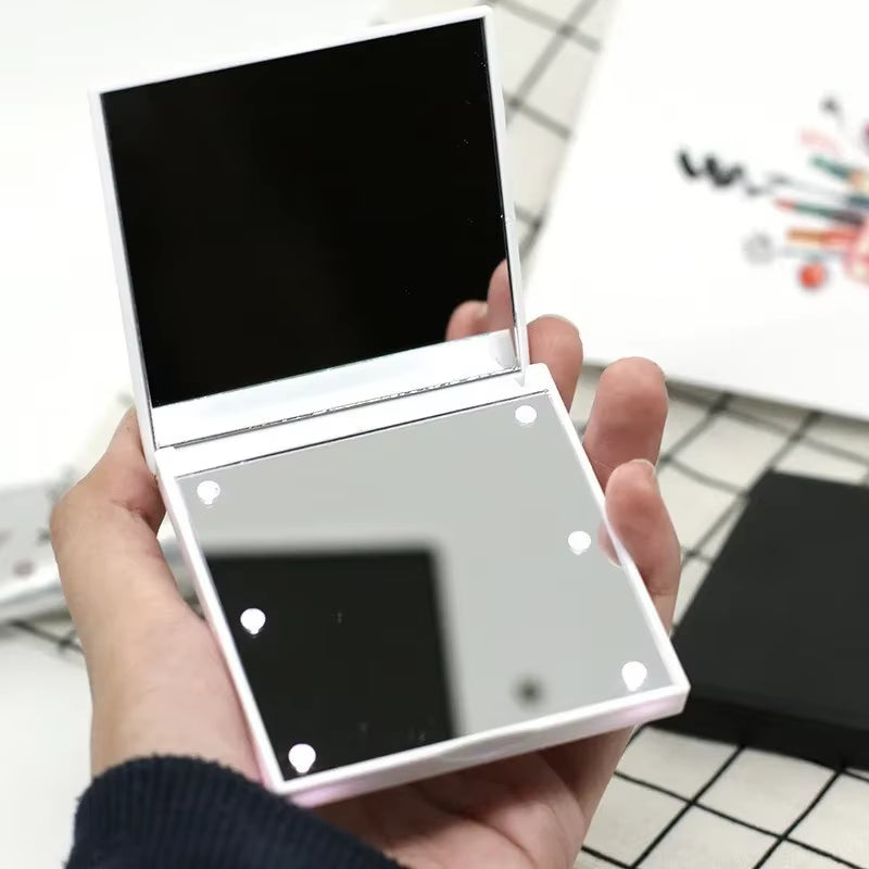 GlowMirror™ – Miroir de Maquillage LED Portable
