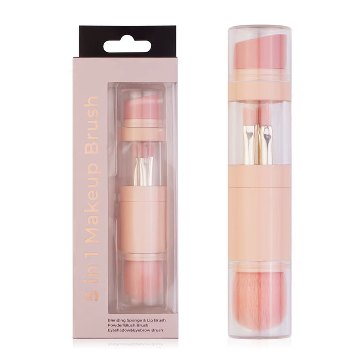 Pinceaux de maquillage rétractables 5 en 1