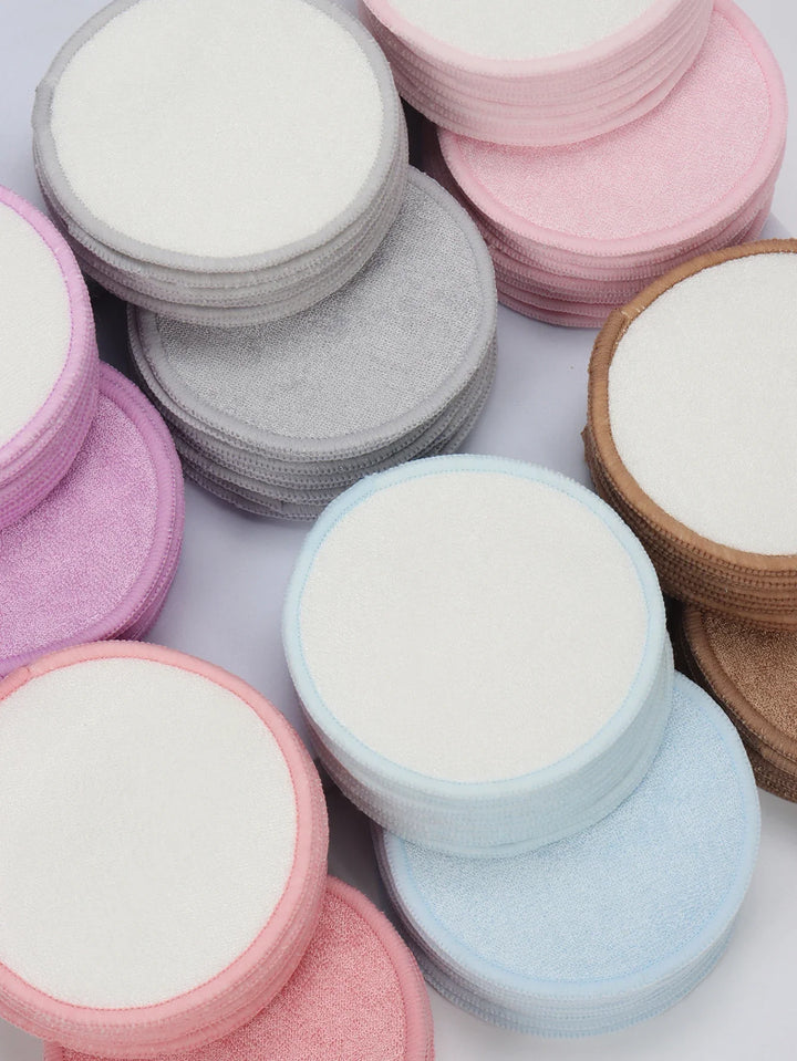 Disques démaquillants réutilisables — lot de 20 avec filet