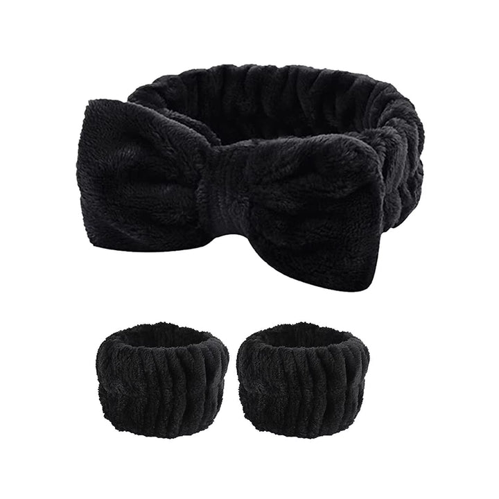 Ensemble De Bracelets De Lavage Du Visage, 3 Pièces, Soins De La Peau, Spa, Absorption D'Eau, Pour Femmes Et Filles, Accessoires De Salle De Bains