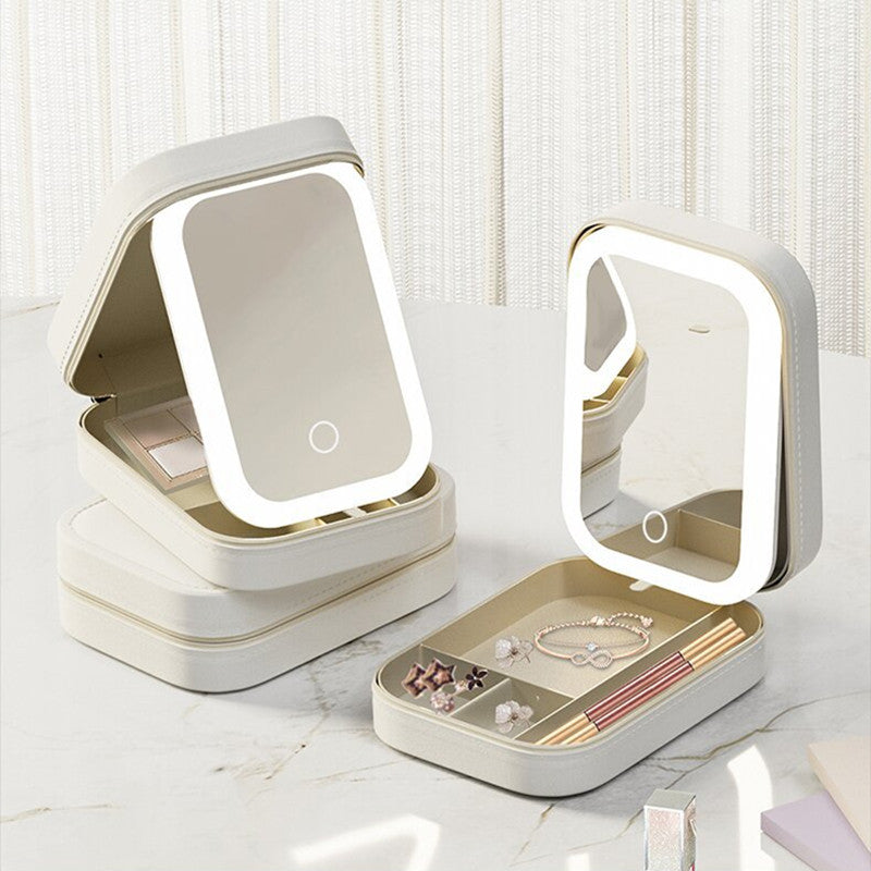 GlowVanity™ — Coffret beauté avec miroir LED