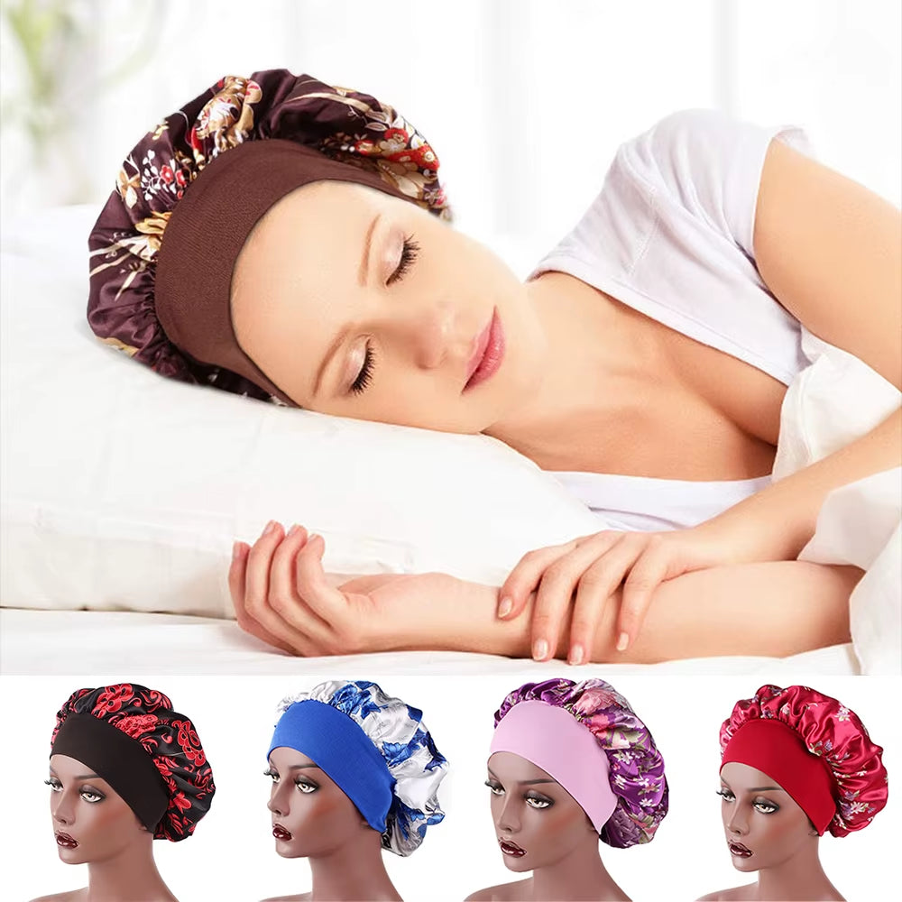 SatinSleep™ — Bonnet en satin à bande large