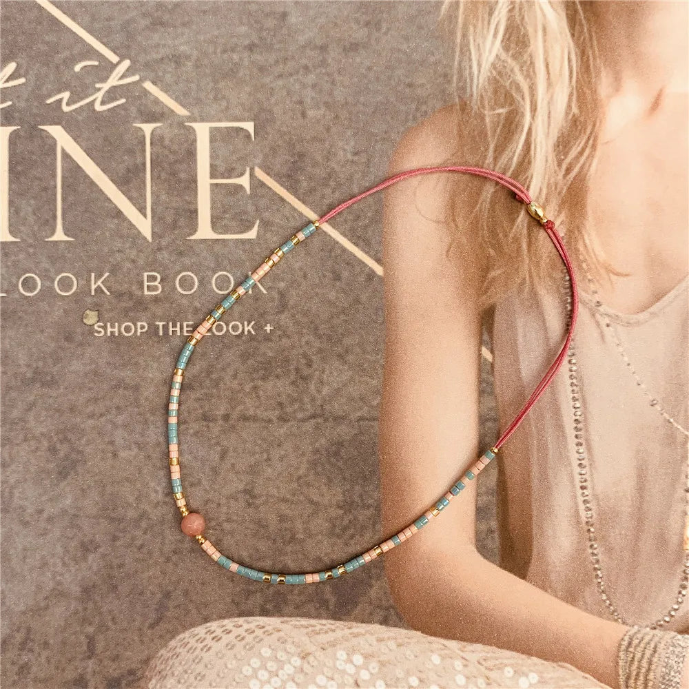 Bracelet délicat en perles de rocaille