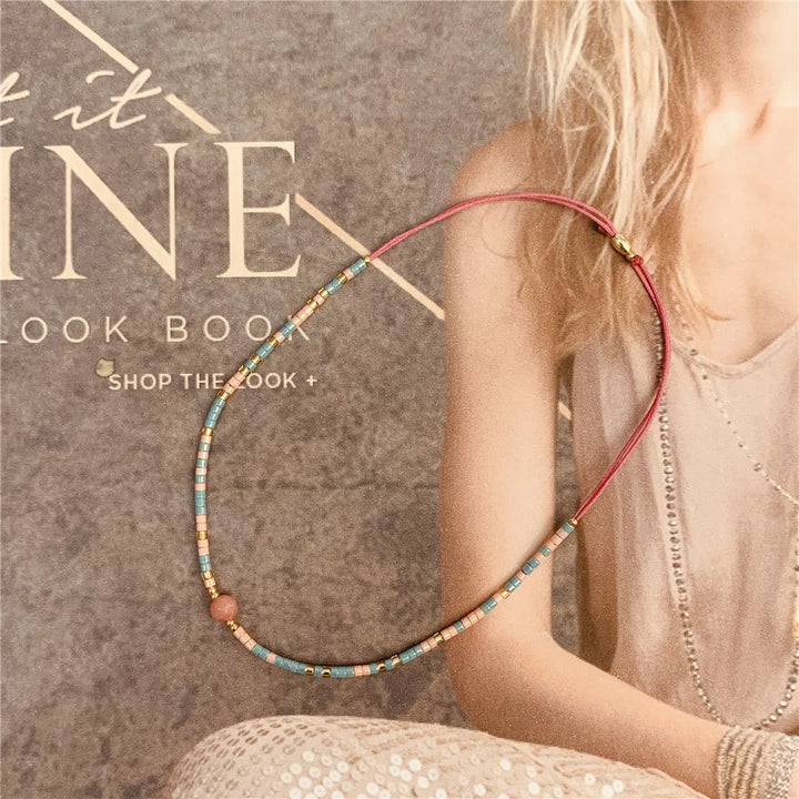 Bracelet délicat en perles de rocaille