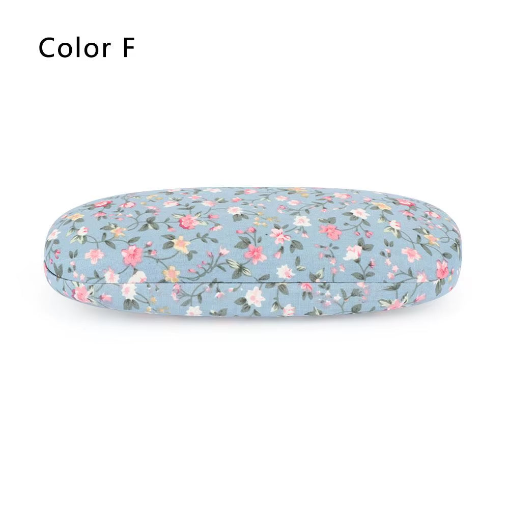 Étui à lunettes rigide — motifs fleuris