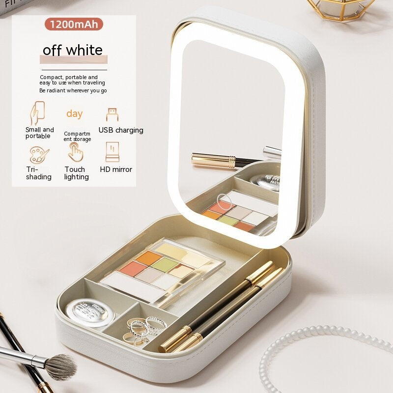 GlowVanity™ — Coffret beauté avec miroir LED