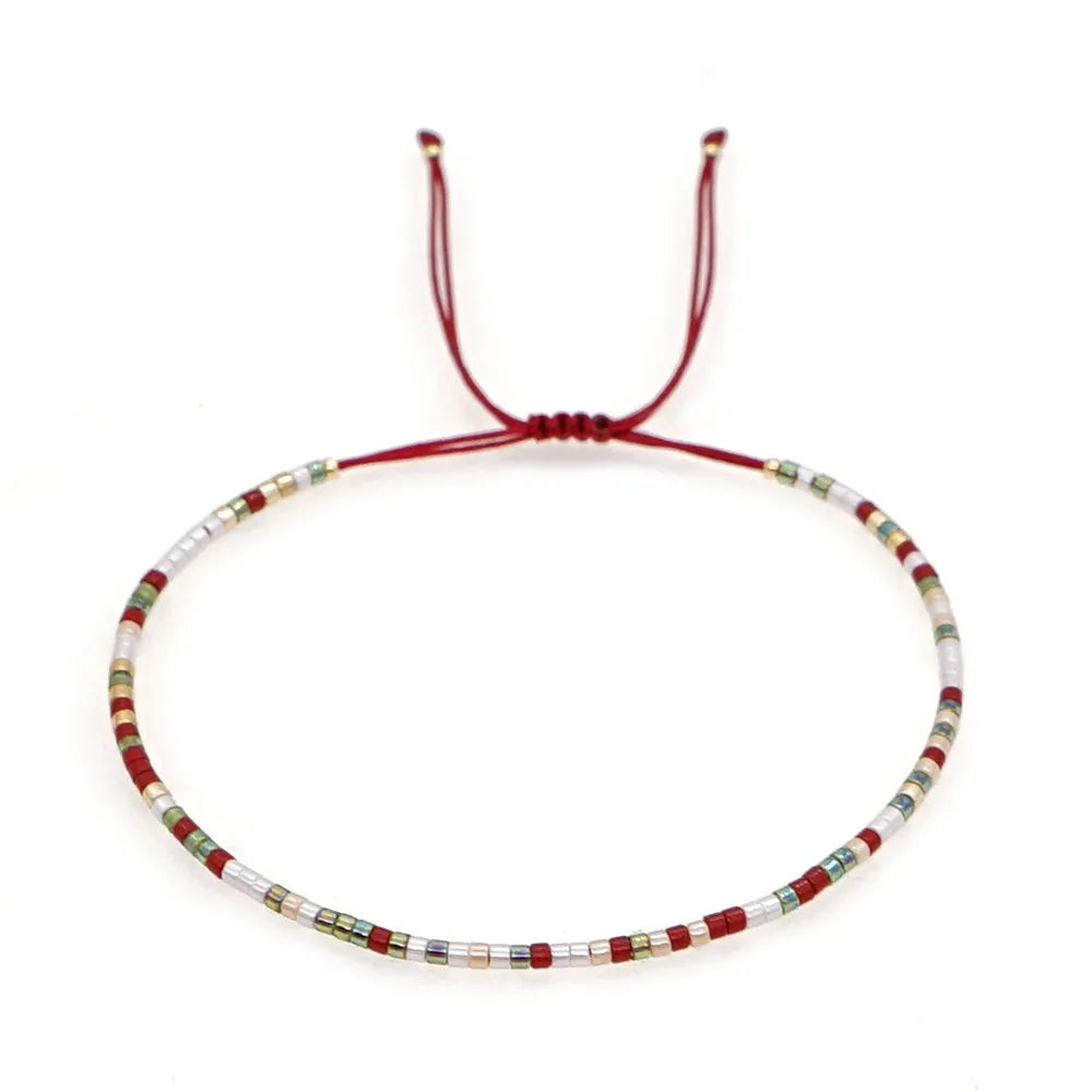 Bracelet délicat en perles de rocaille