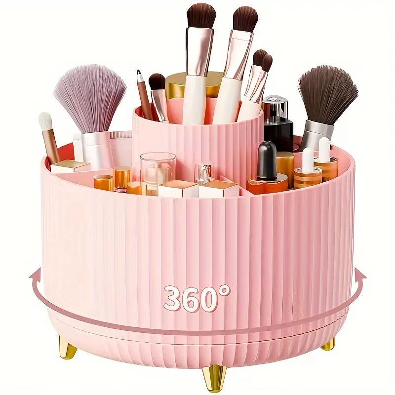 SpinStore™ – Organisateur de Maquillage Rotatif 360°