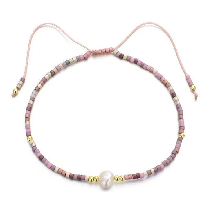 Bracelet délicat en perles de rocaille