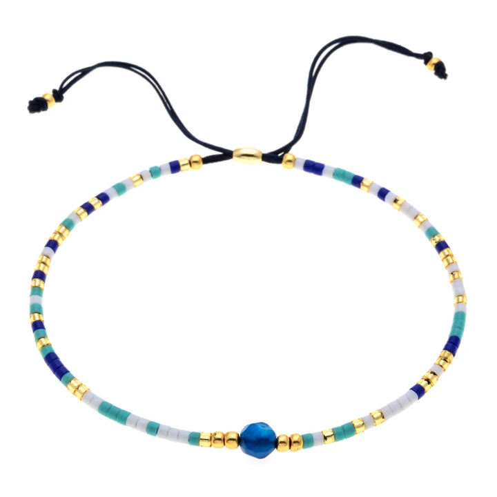 Bracelet délicat en perles de rocaille