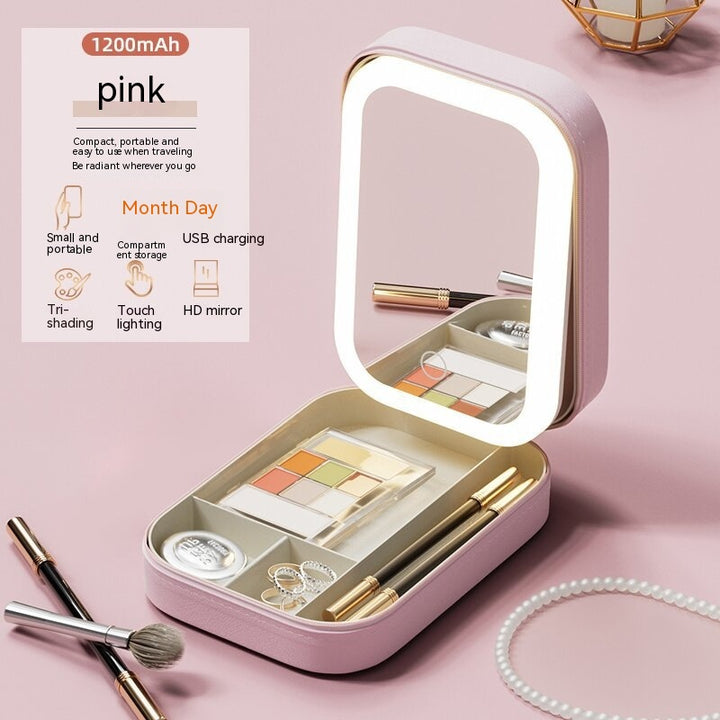 GlowVanity™ — Coffret beauté avec miroir LED