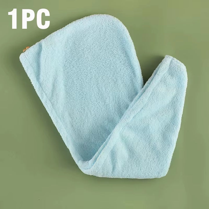 Serviette turban pour cheveux — couleurs douces