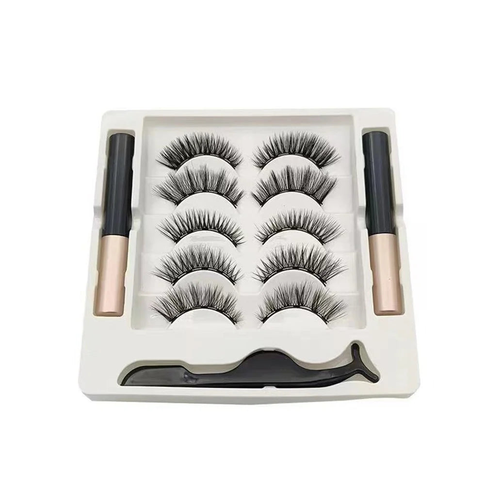 MagnaLash™ – Kit de 5 Paires de Cils Magnétiques.