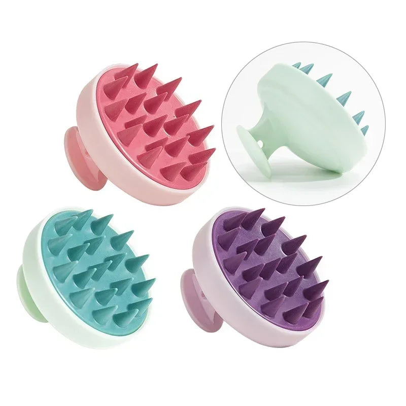 Brosse de shampoing à picots en silicone