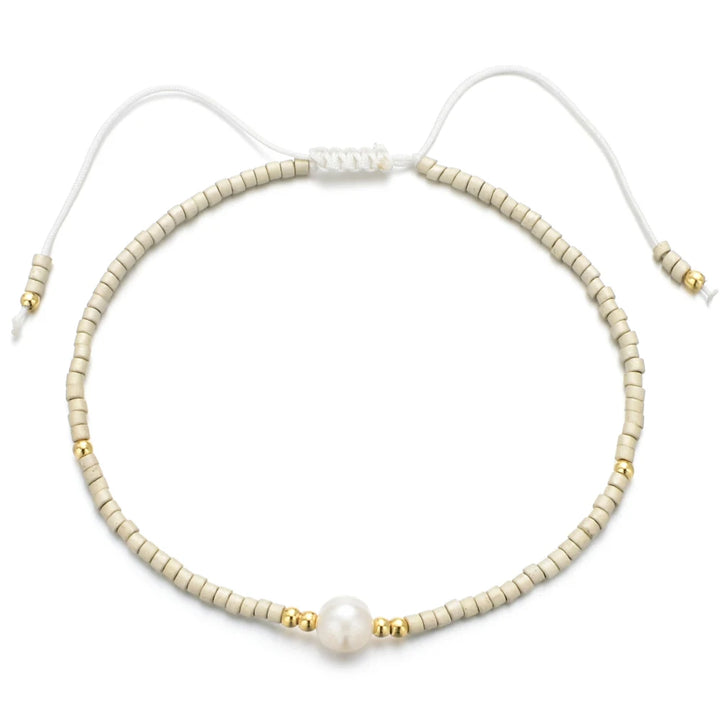 Bracelet délicat en perles de rocaille