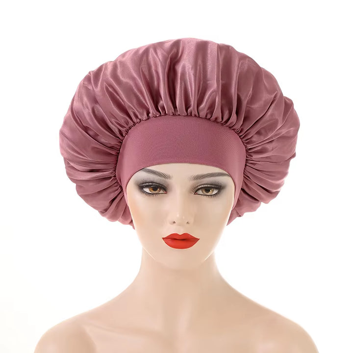 SatinSleep™ – Bonnet en Satin pour Cheveux Texturés