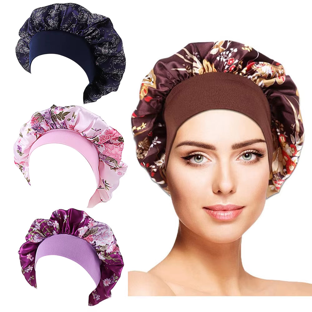 SatinSleep™ — Bonnet en satin à bande large