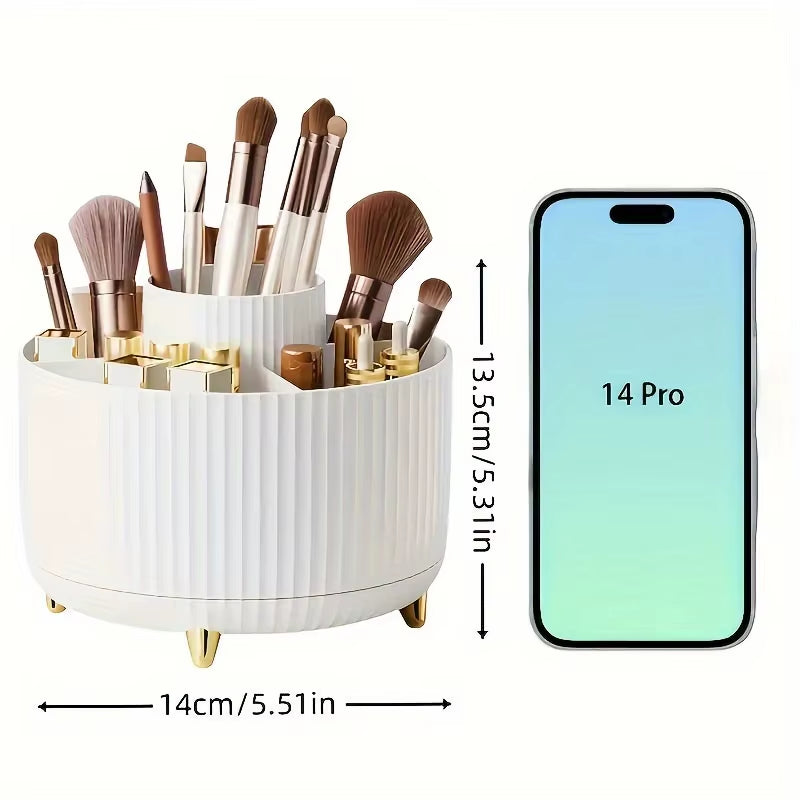 SpinStore™ – Organisateur de Maquillage Rotatif 360°